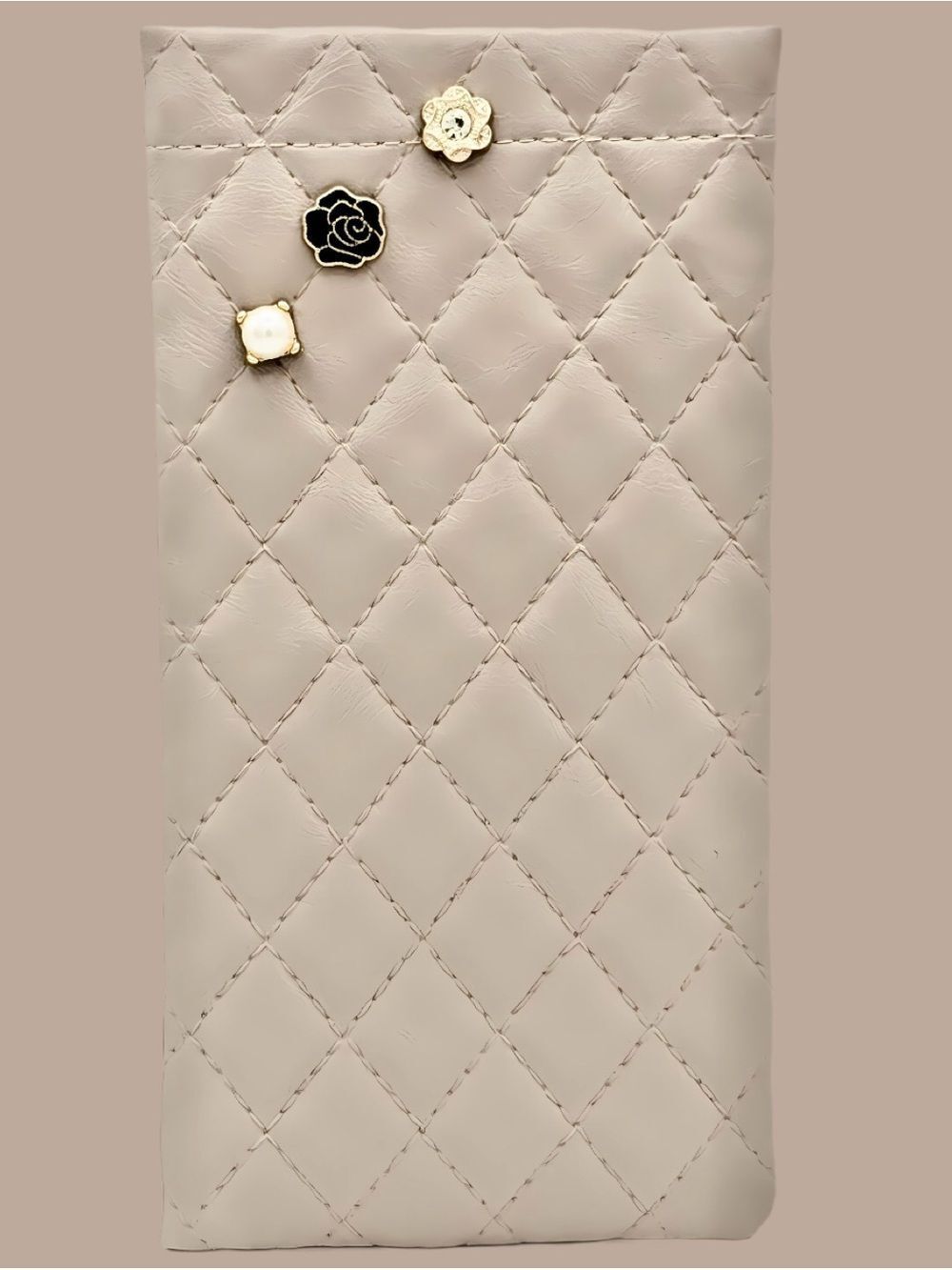 NWT EYEGLASS CASE W/PINS LISTING FOR TAN 01 EBONY,PINK & GREEN SEPARATE LISTINGS